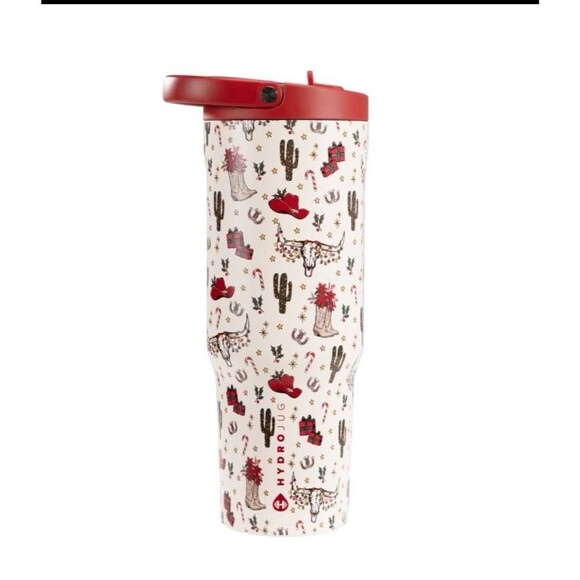 HydroJug 32oz Sport Water Bottle | Cowboy Christmas | Limited Edition | NWT - Picture 2 of 2